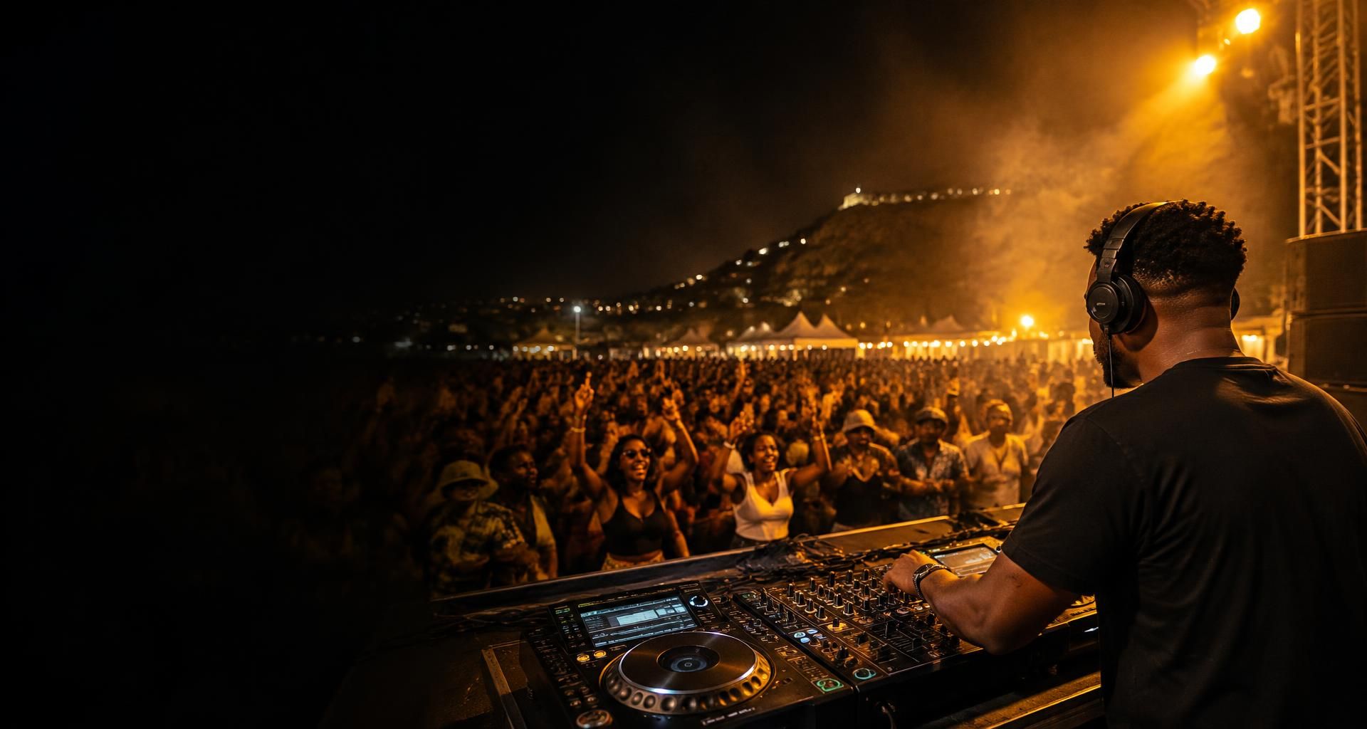 Illustrative dj sets photography